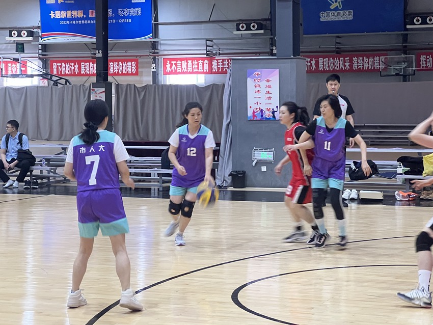 2023年5月，参加长春市第一届运动会（市直机关职工组）篮球赛